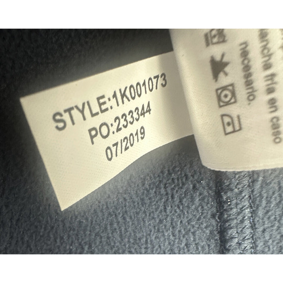 Vineyard Vines Mountain Quarter Zip Fleece Sweater Pullover Blue Men's Medium - Picture 6 of 10